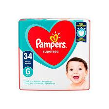 FRALDA SUPERSEC PAMPERS MEGA G 34UN