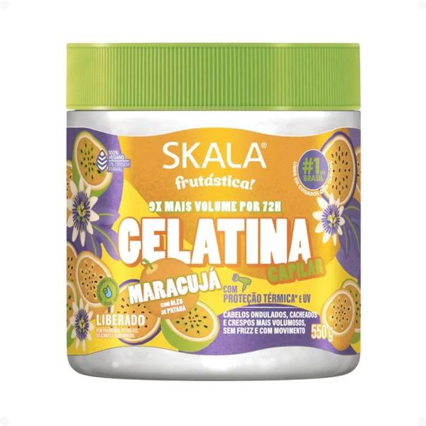 GELATINA FRUTASTICA SKALA 550G MARACUJA