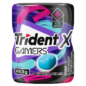 GOMA CITRUS FRAMB/LIMAO TRIDENT 48,3G