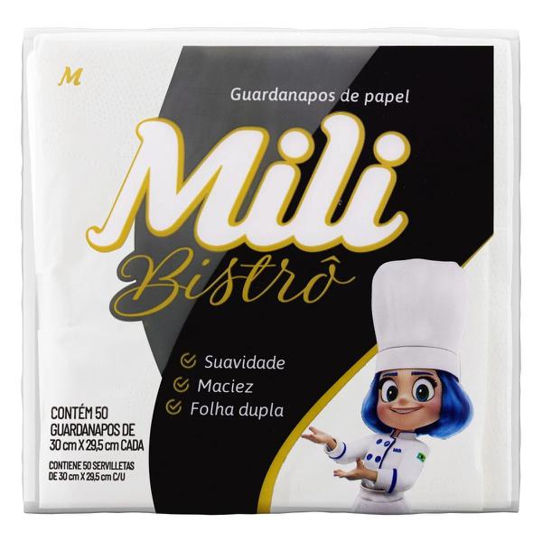GUARDANAPO PAPEL BISTRO MILI 30X29,5CM C