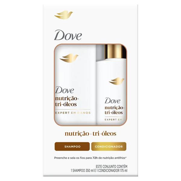 KIT DOVE SH350+COND175ML NUTR+TRI-OLEOS