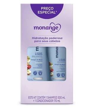 KIT MONANGE SH300+COND170ML LISO BRILHAN