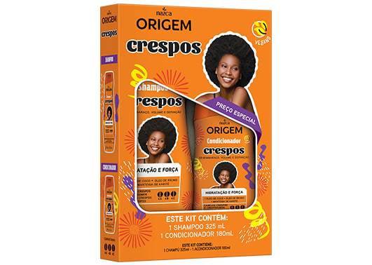 KIT ORIGEM SH 325ML+COND180ML CRESPOS