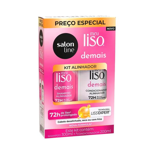 KIT SALON LINE SH300+COND200ML MEU LISO