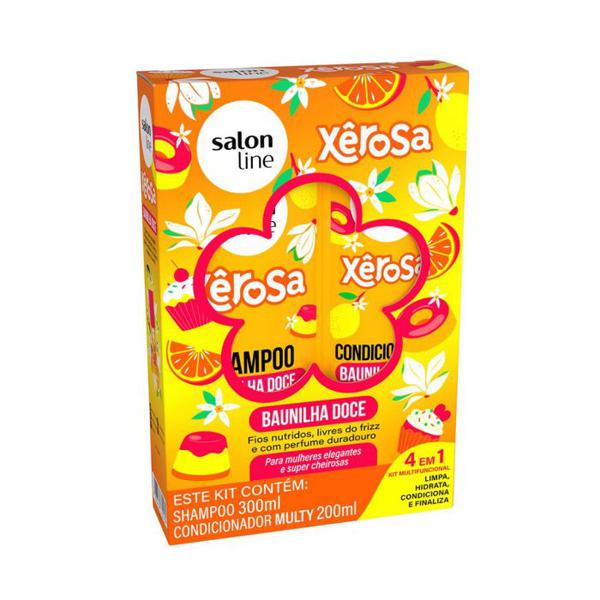 KIT SALON LINE XEROSA SH+COND 300ML BAUN