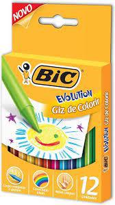 LAPIS GIZ EVOLUTION COLORIDO BIC 12UN