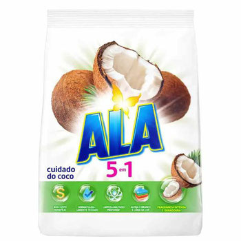 LAVA ROUPA PO ALA CUIDADO COCO 1,6KG SC
