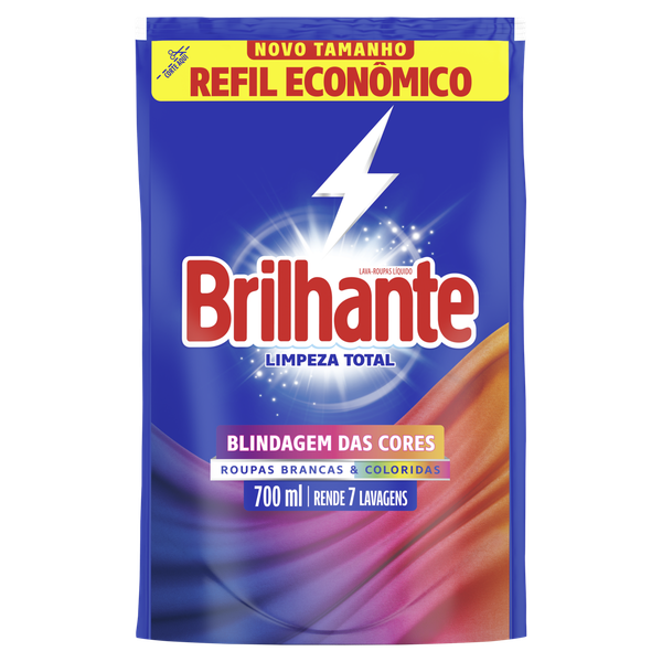 LAVA ROUPA LIQ BRILHANTE PERF CUID 700ML