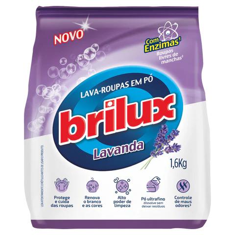 LAVA ROUPA PO BRILUX 1,6KG LAVANDA