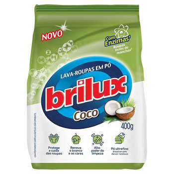 LAVA ROUPA PO BRILUX 400G COCO