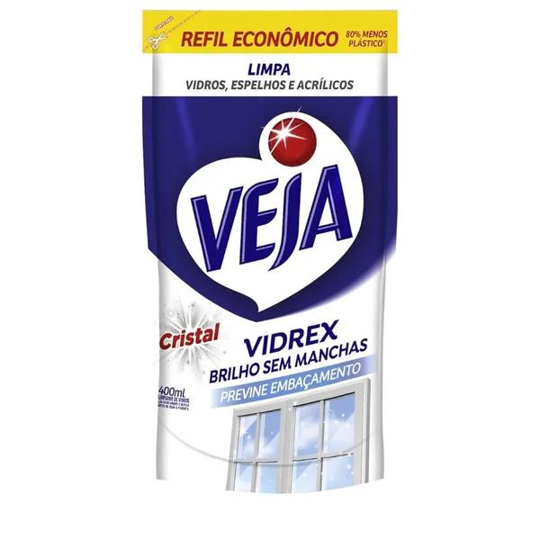 LIMP VIDRO VEJA VIDREX CRIST 400ML RF