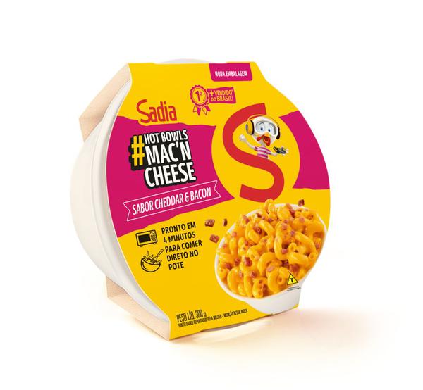 MACN CHEESE CHEDDAR/BACON SADIA 300G