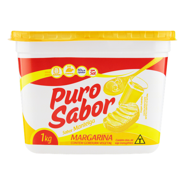 MARGARINA C/SAL PURO SABOR 1KG