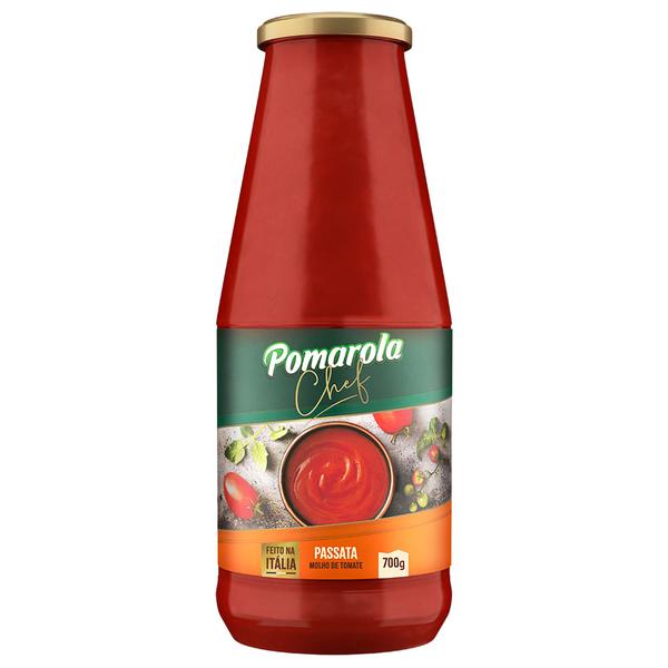 MOLHO TOM POMAROLA PASSATA 700G VD