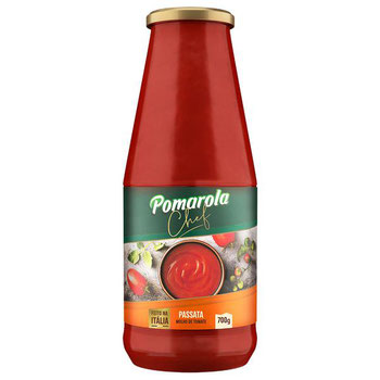 MOLHO TOM POMAROLA PASSATA 700G VD
