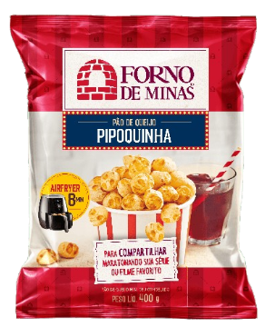 PAO QUEIJO PIPOQU FORNO DE MINAS 400G