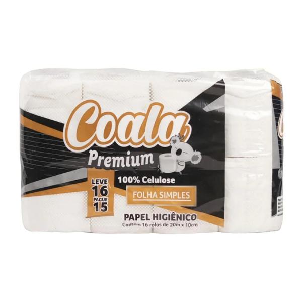 PAPEL HIG F.SIMPLES COALA PREMIUM 20M 16