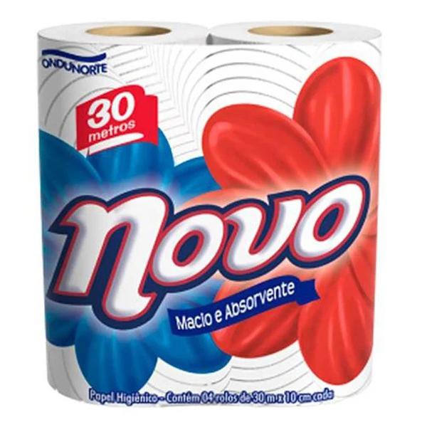 PAPEL HIG NOVO F.SIMPLES C/4RL 20M