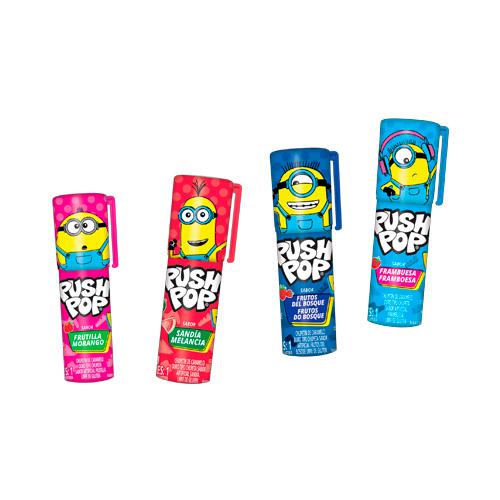PIRULITO PUSH POP MINIONS 14G FRUTILLA M