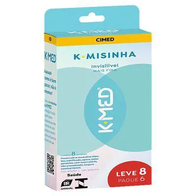 PRESERVATIVO K-MED K-CAMIS INVISIVEL 8UN