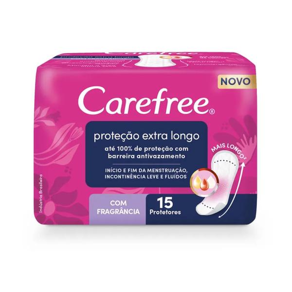 PROT DIA CAREFREE EXT LONGO C/PERF 15UN
