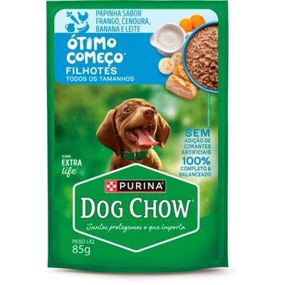 RACAO DOG CHOW FRAN/CEN/BAN/LEITE 85G