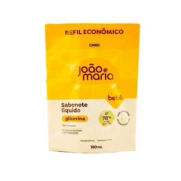 SAB LIQ JOAO E MARIA BABY 180ML GLICER R