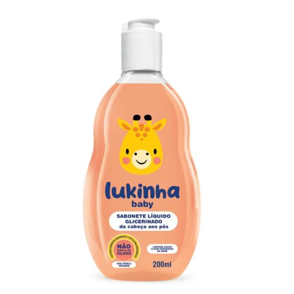SAB LIQ LUKINHA BABY 200ML GLICER