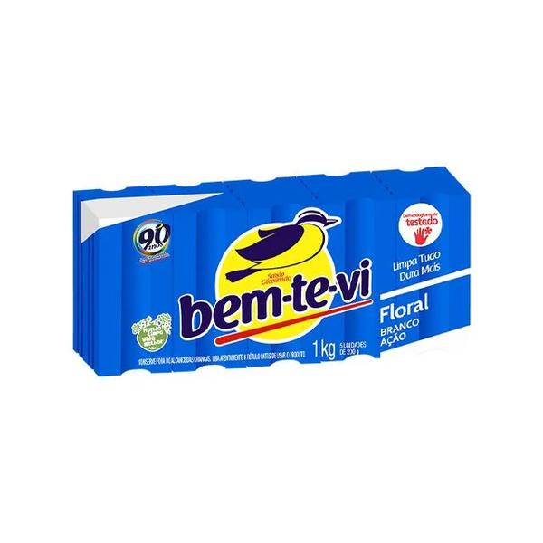 SABAO BARRA BEM-TE-VI FLORAL 5X160G