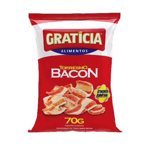 SALGADINHO TORRESMO BACON GRATICIA 70G