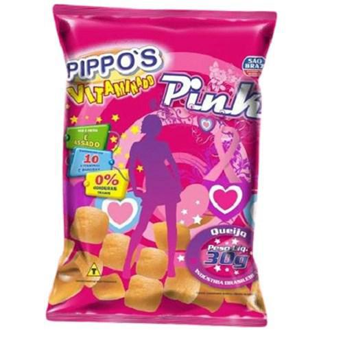 SALGADINHO PINK QUEIJO PIPPOS 30G