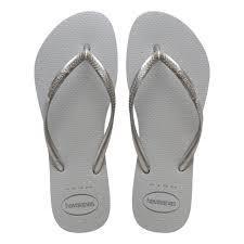 SAND HAV SLIM GLOSS CINZA GELO 35/36