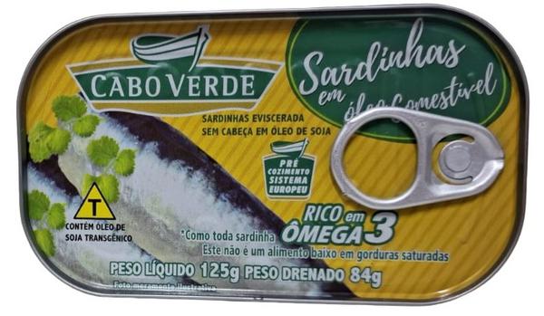 SARDINHA OLEO CABO VERDE 125G
