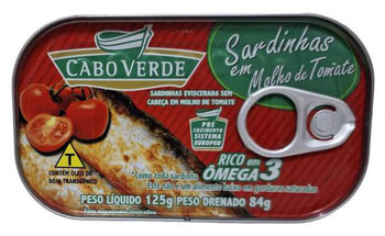 SARDINHA TOM CABO VERDE 125G