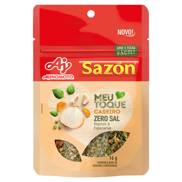TEMPERO MEU TOQUE CASEIRO SAZON 16G POUC