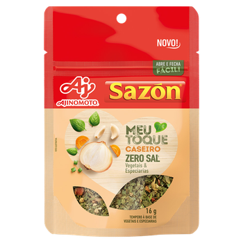 TEMPERO MEU TOQUE CASEIRO SAZON 16G POUC