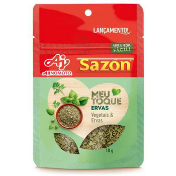 TEMPERO MEU TOQUE ERVAS SAZON 10G POUCH