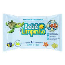 TOALHA UMED BEBE LIMPINHO 45UN
