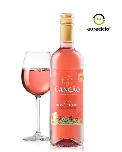 VINHO CANCAO ROSE SUAVE 750ML