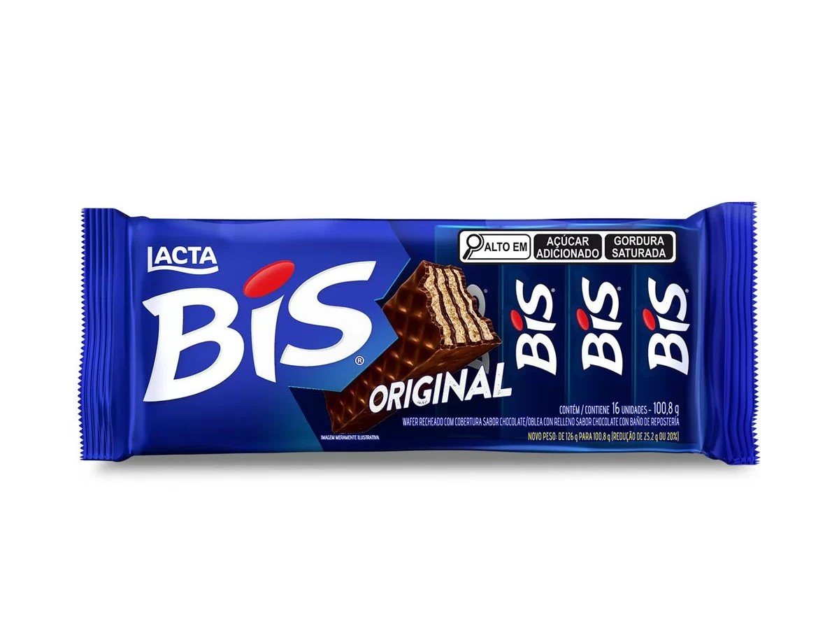 CHOC LACTA BIS AO LEITE 100,8GR