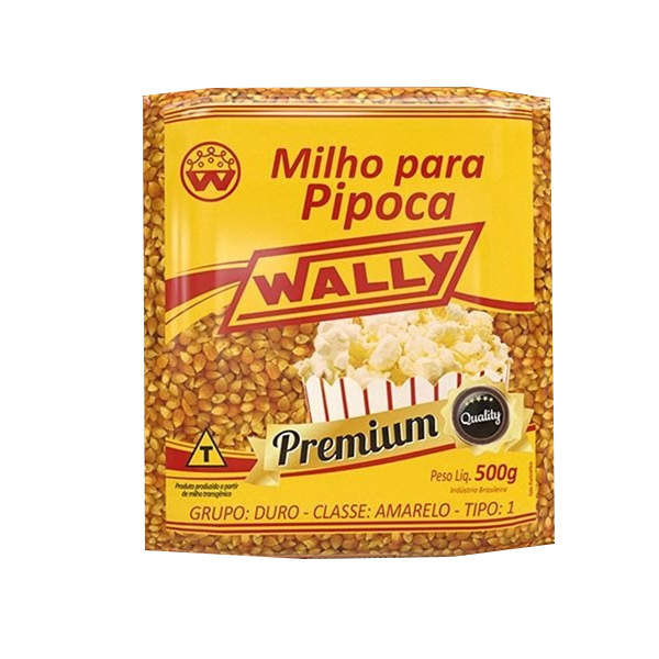 MILHO PIPOCA  WALLY PREMIUM 500GR