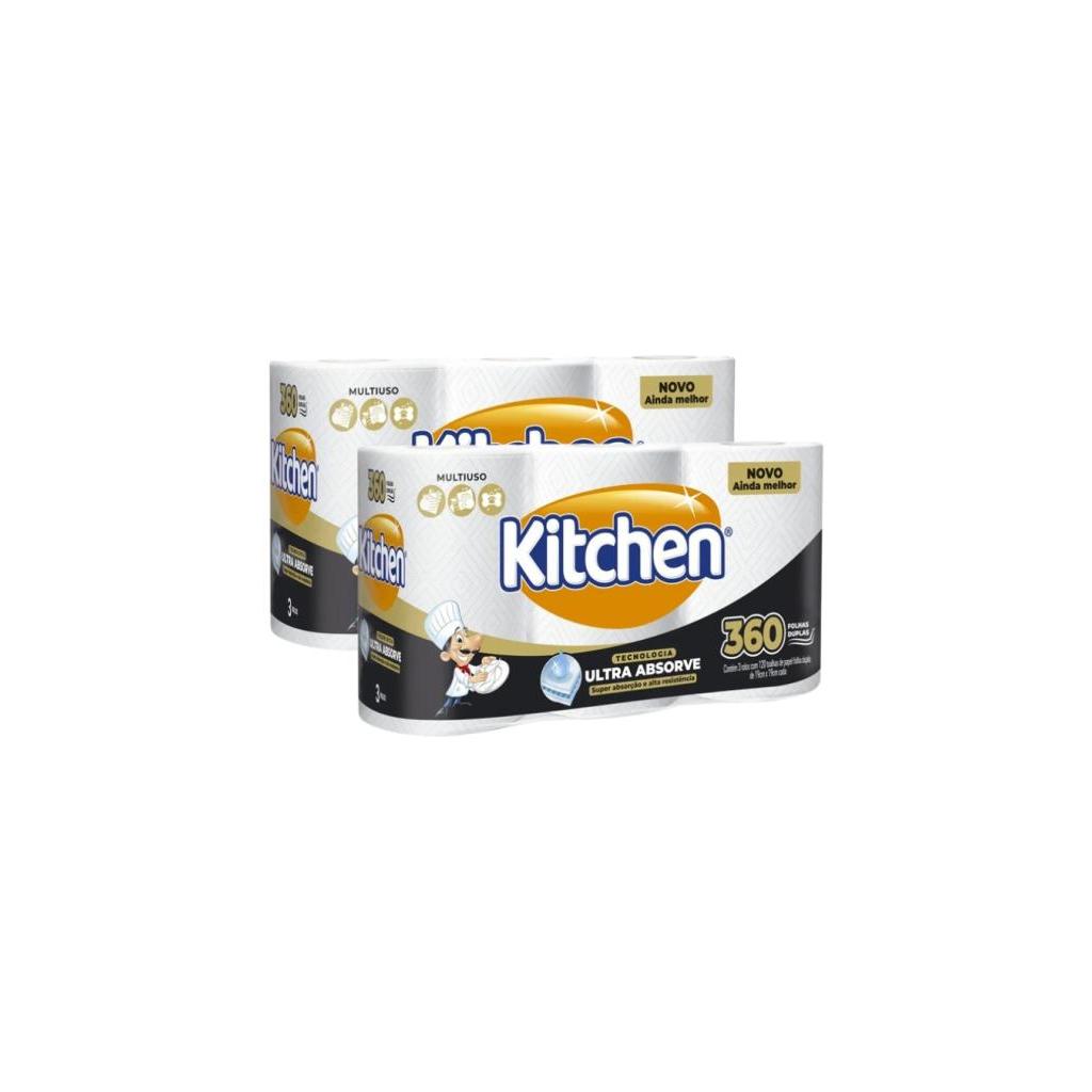 PAPEL TOALHA KITCHEN JUMBO 360FOLHAS