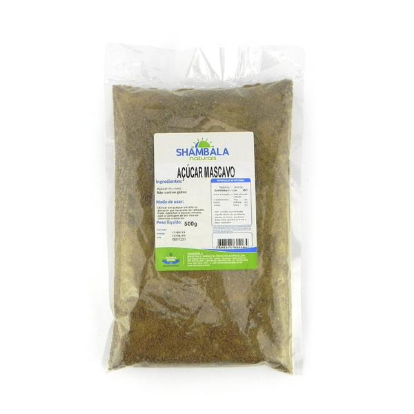 ACUCAR MASCAVO SHAMBALA 500GR