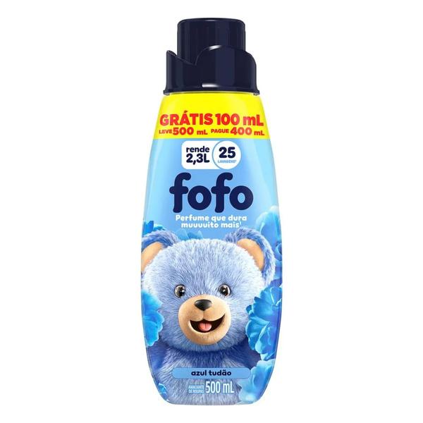 AMACIANTE CONCENTRADO FOFO 500ML AZUL TUDAO