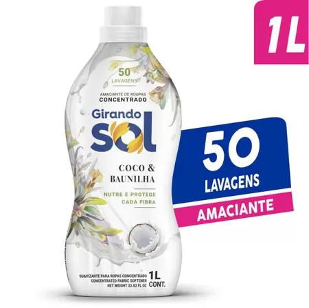 AMACIANTE CONCENTRADO GIRANDO SOL 1LT COCO