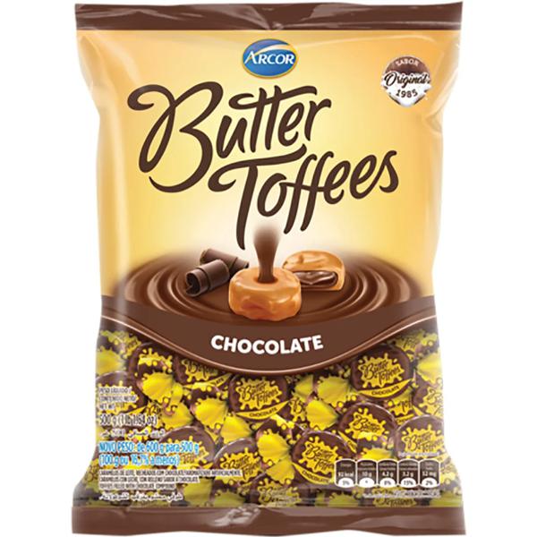 BALA  ARCOR BUTTER TOFFEES 100GR CACAU P