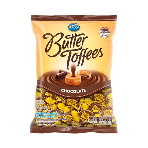 BALA  ARCOR BUTTER TOFFEES 100GR CACAU T