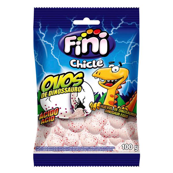 BALA FINI CHICLE 80GR OVO DINO