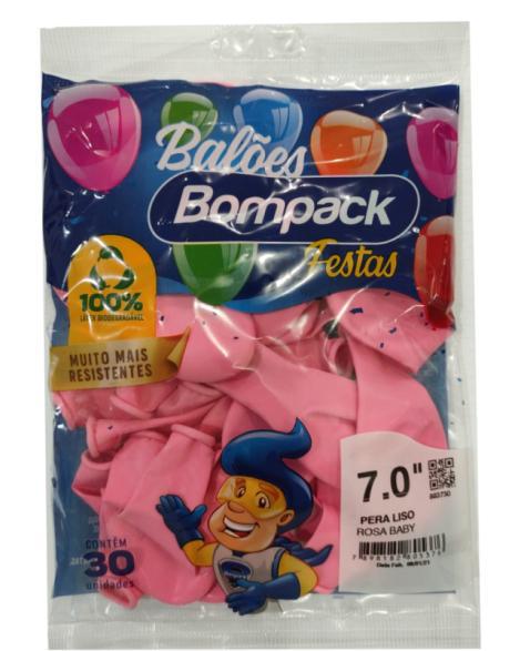 BALAO LISO BOMPACK N.7 ROSA BA