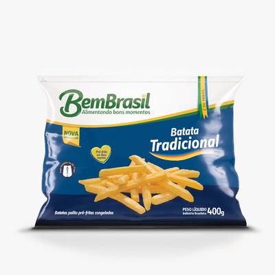 BATATA BEM BRASIL 400G CORTE TRADICIONAL
